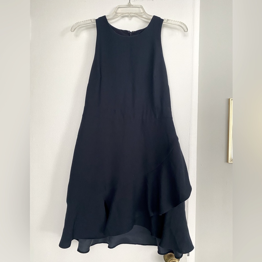 Banana Republic Navy Flounce Dress